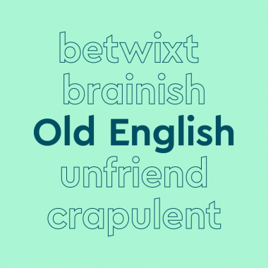 trending words treatment old english; aqua