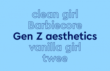 trending words treatment; genz aesthetics
