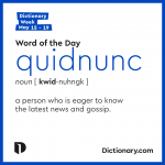 Word of the Day: Dactylodeiktous From the Greek for finger and