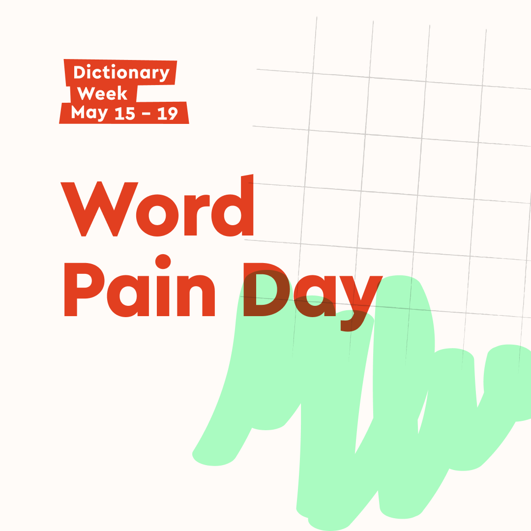 Dictionary Week: Word Pain Day