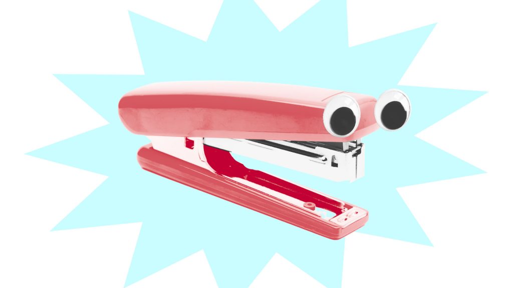 stapler googly eyes