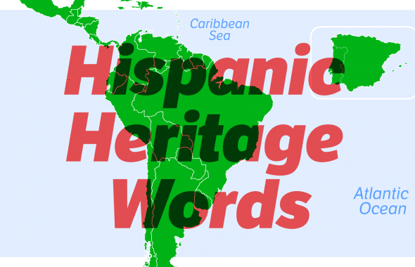 latin american map + spain