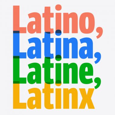 latinx latnie latina latino colorful text