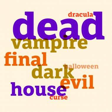 scary movie title words