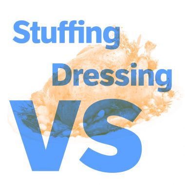 stuffing vs dressing cooked turkey background