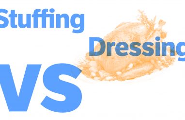 stuffing vs dressing cooked turkey background