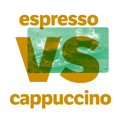 espresso coffee cappuccino brown text with coffee image