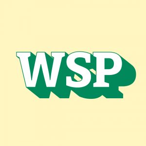 green white text WSP