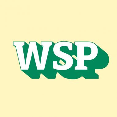 green white text WSP