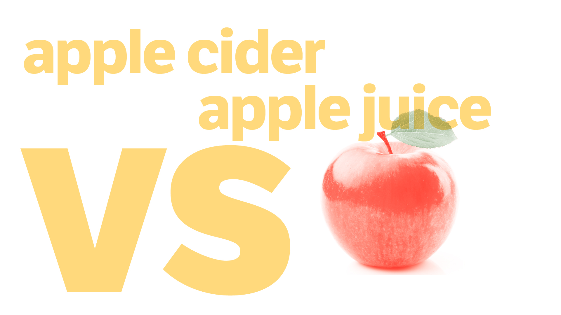 Apple Cider vs. Apple Juice What's The Difference?