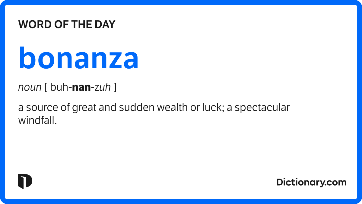 Word of the Day bonanza